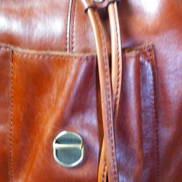 Patricia Nash Renaissance coin Leather Western Large  bucketbag - Picture 4 of 12